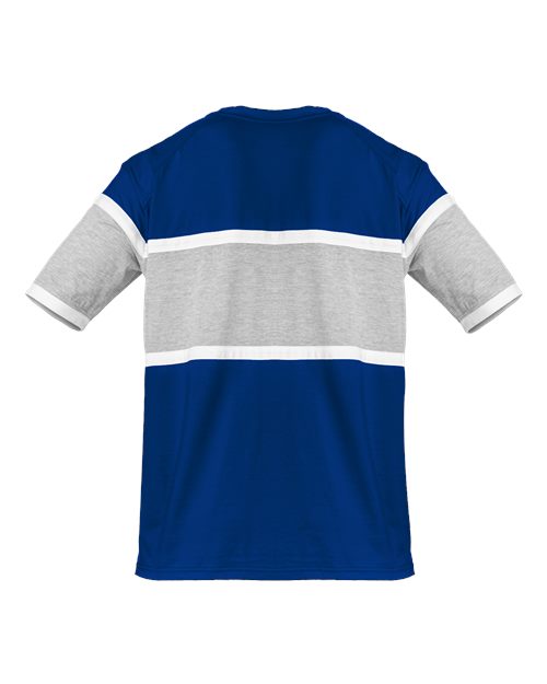Badger 4980 United T-Shirt #color_Royal/ Oxford/ White