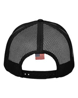 Kati AM350M USA Flag Mesh Cap #color_Black/ USA Mesh