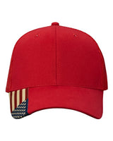 Kati AM350M USA Flag Mesh Cap #color_Red/ USA Mesh