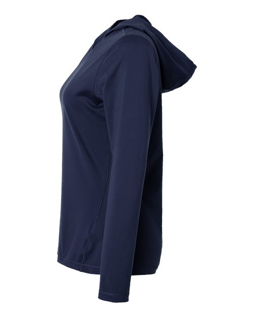 Adidas A1003 Women's Performance Hooded Pullover #color_Collegiate Navy