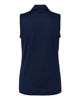 Adidas A1005 Women's Ottoman Sleeveless Polo #color_Collegiate Navy