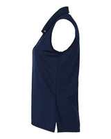 Adidas A1005 Women's Ottoman Sleeveless Polo #color_Collegiate Navy