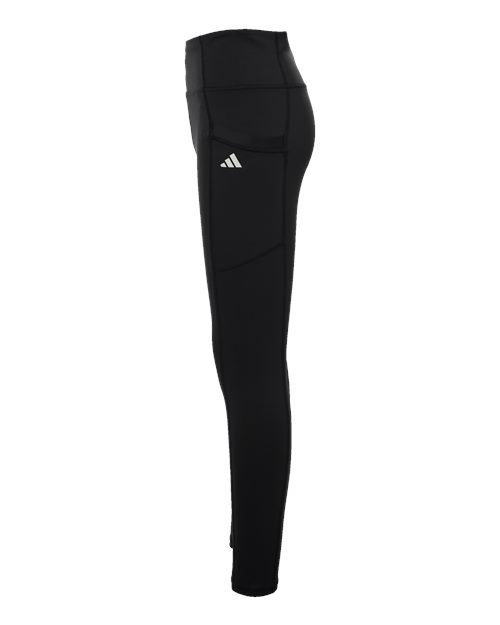 Adidas A1010 Women's Pocket Leggings #color_Black