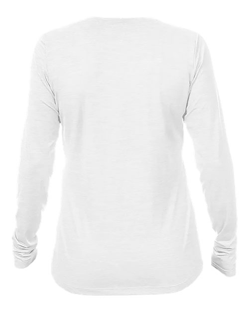 ANETIK WSBRZL0 Women's Breeze Tech Long Sleeve T-Shirt #color_White Heathered