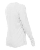 ANETIK WSBRZL0 Women's Breeze Tech Long Sleeve T-Shirt #color_White Heathered