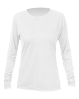 ANETIK WSBRZL0 Women's Breeze Tech Long Sleeve T-Shirt #color_White Heathered