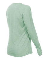 ANETIK WSBRZL0 Women's Breeze Tech Long Sleeve T-Shirt #color_Olive Heathered