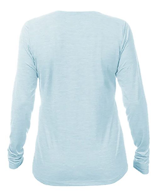 ANETIK WSBRZL0 Women's Breeze Tech Long Sleeve T-Shirt #color_Sky Heathered