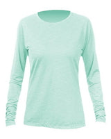 ANETIK WSBRZL0 Women's Breeze Tech Long Sleeve T-Shirt #color_Seafoam Heathered