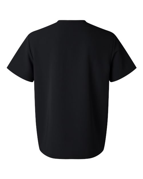 Jaanuu M10001 Holmes Everyday 1-Pocket Scrub V-Neck Top #color_Black