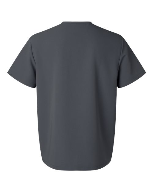 Jaanuu M10001 Holmes Everyday 1-Pocket Scrub V-Neck Top #color_Carbon Grey