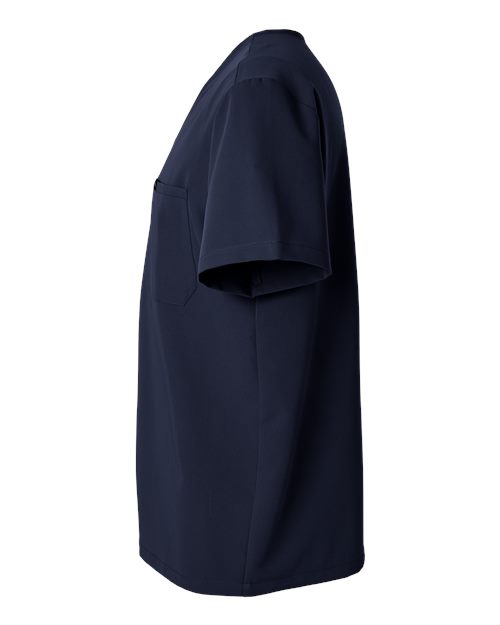 Jaanuu M10001 Holmes Everyday 1-Pocket Scrub V-Neck Top #color_Midnight Navy