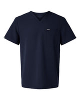 Jaanuu M10001 Holmes Everyday 1-Pocket Scrub V-Neck Top #color_Midnight Navy
