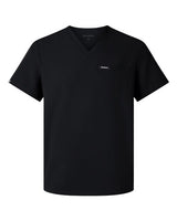 Jaanuu M10002 Platt 3-Pocket Scrub V-Neck Top #color_Black
