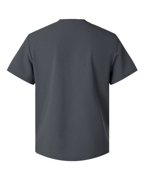 Jaanuu M10002 Platt 3-Pocket Scrub V-Neck Top #color_Carbon Grey