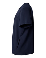 Jaanuu M10002 Platt 3-Pocket Scrub V-Neck Top #color_Midnight Navy
