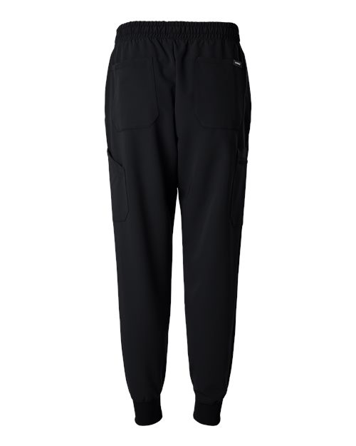 Jaanuu M20002 Osmo 8-Pocket Scrub Joggers #color_Black