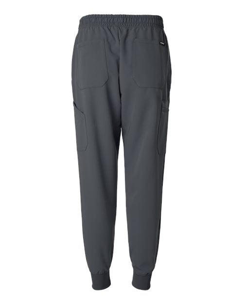 Jaanuu M20002 Osmo 8-Pocket Scrub Joggers #color_Carbon Grey