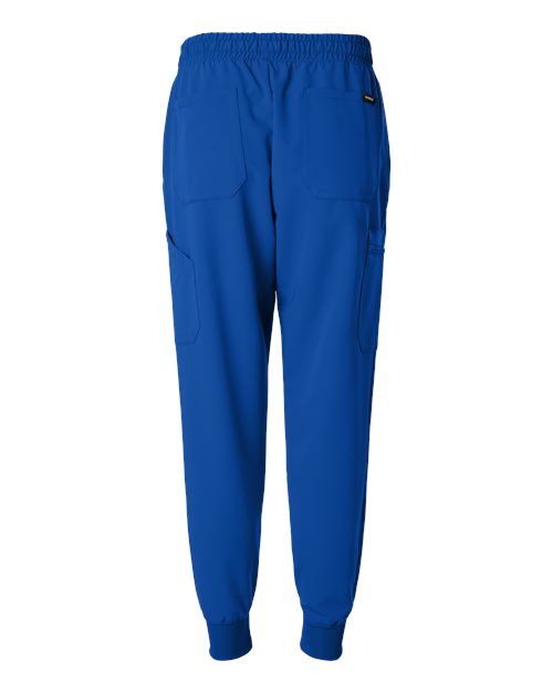 Jaanuu M20002 Osmo 8-Pocket Scrub Joggers #color_Royal Blue