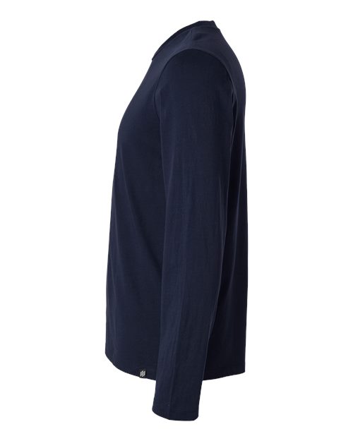 Jaanuu M30002U RegenX Cotton Underscrub Long Sleeve T-Shirt #color_Midnight Navy