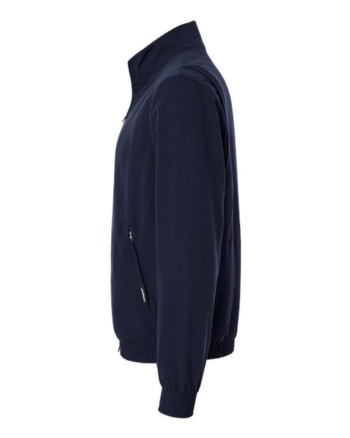 Jaanuu M60001 Wolfe Everyday Full-Zip 6-Pocket Scrub Jacket #color_Midnight Navy