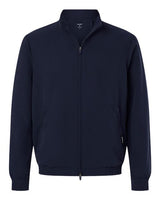 Jaanuu M60001 Wolfe Everyday Full-Zip 6-Pocket Scrub Jacket #color_Midnight Navy