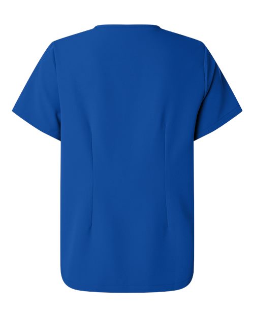 Jaanuu W10001 Women's Rhena Essential 1-Pocket Scrub V-Neck Top #color_Royal Blue