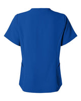 Jaanuu W10003 Women's Calix Fit & Flare Scrub V-Neck Top #color_Royal Blue