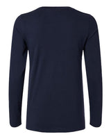 Jaanuu W30002U Women's RegenX Cotton Underscrub Long Sleeve T-Shirt #color_Midnight Navy