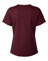 Jaanuu W30003 Women's Cesi Ultrasoft Scrub V-Neck Top #color_Burgundy