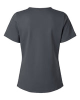 Jaanuu W30003 Women's Cesi Ultrasoft Scrub V-Neck Top #color_Carbon Grey