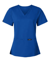Jaanuu W30003 Women's Cesi Ultrasoft Scrub V-Neck Top #color_Royal Blue