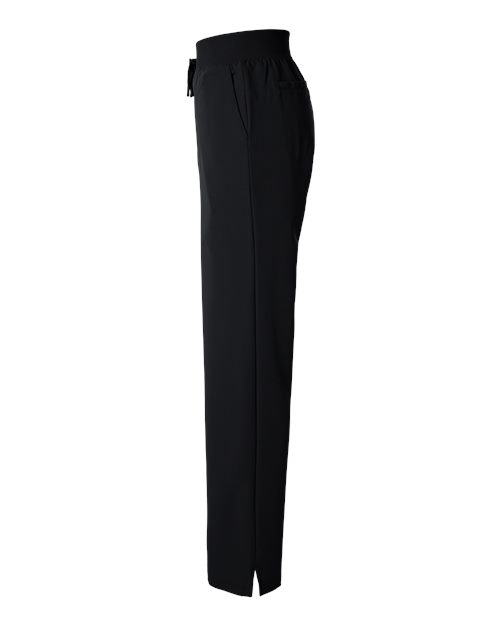 Jaanuu W20001P Women's Xenos Essential Knit-Waist Scrub Pants - Petite Sizes #color_Black