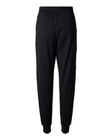Jaanuu W40001P Women's Rubi Ultrasoft Scrub Joggers - Petite Sizes #color_Black