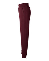 Jaanuu W40001P Women's Rubi Ultrasoft Scrub Joggers - Petite Sizes #color_Burgundy
