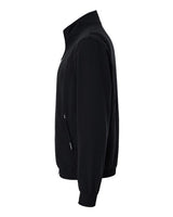 Jaanuu M60001 Wolfe Everyday Full-Zip 6-Pocket Scrub Jacket #color_Black