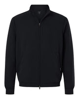 Jaanuu M60001 Wolfe Everyday Full-Zip 6-Pocket Scrub Jacket #color_Black