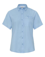 Paragon 704 Women's Hatteras Performance Short Sleeve Fishing Shirt #color_Blue Mist