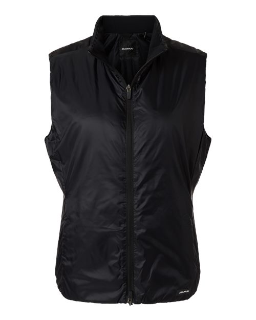 Jaanuu W60004 Women's Phantom Insulated Vest #color_Black