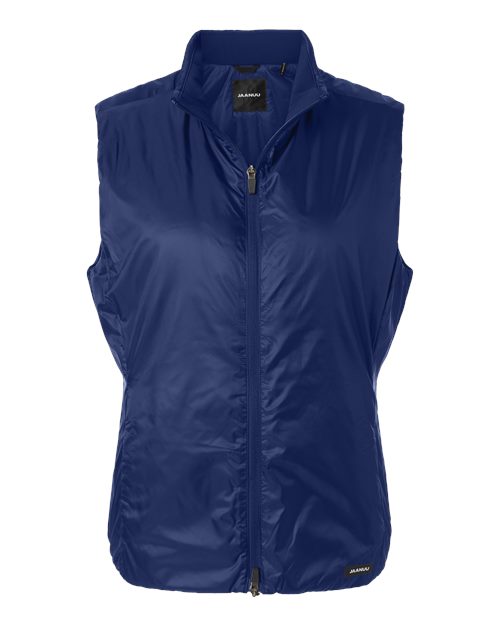 Jaanuu W60004 Women's Phantom Insulated Vest #color_Navy Blue