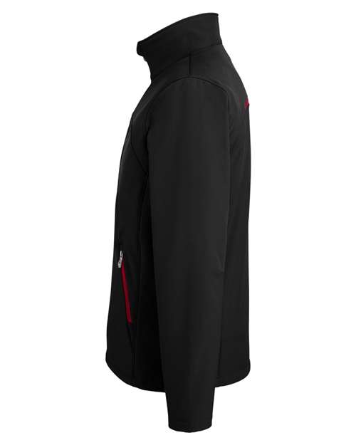 Spyder 187334 Men's Transport Soft Shell Jacket #color_BLACK/ RED