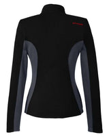 Spyder 187335 Ladies' Constant Full-Zip Sweater Fleece Jacket #color_BLACK/ PLR/ RED