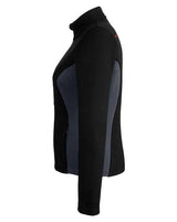 Spyder 187335 Ladies' Constant Full-Zip Sweater Fleece Jacket #color_BLACK/ PLR/ RED