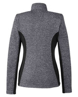 Spyder 187335 Ladies' Constant Full-Zip Sweater Fleece Jacket #color_BLACK HTHR/ BLK