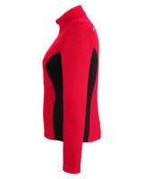 Spyder 187335 Ladies' Constant Full-Zip Sweater Fleece Jacket #color_RED/ BLACK/ WHT