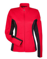 Spyder 187335 Ladies' Constant Full-Zip Sweater Fleece Jacket #color_RED/ BLACK/ WHT