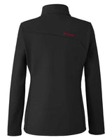 Spyder 187337 Ladies' Transport Soft Shell Jacket #color_BLACK/ RED