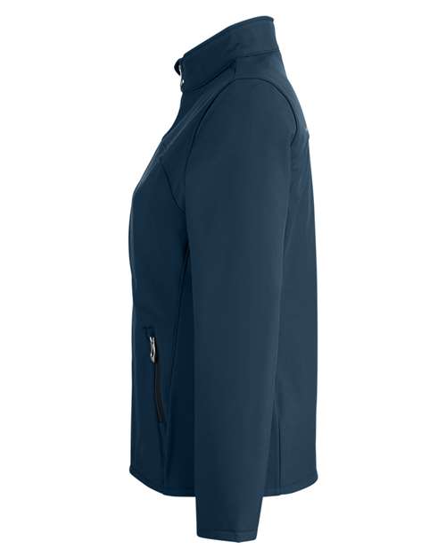 Spyder 187337 Ladies' Transport Soft Shell Jacket #color_FRONTIER/ BLACK