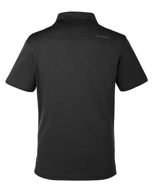 Spyder S16532 Men's Freestyle Polo #color_BLACK