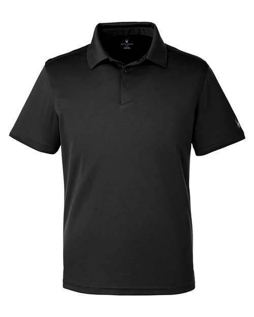 Spyder S16532 Men's Freestyle Polo #color_BLACK